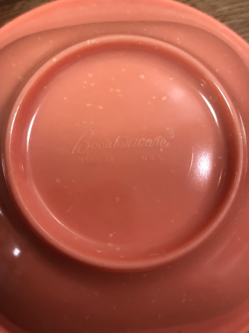 Boonton NJ Pink Speckled Serving Set - Picture 6 of 12